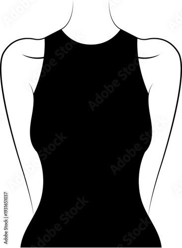 Types of Corsets Hand drawn vector sketch icons collection longline bra lingerie technical fashion illustration with molded cup, crop hip length. Types of necklines in dresses