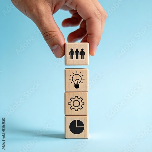 HandStackingBusinessConceptBlocks