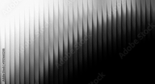 Quadro su tela Black and white gradient strip showing smooth transition from light to dark in p