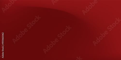 Abstract red gradient background, light and shadow on the backdrop with dimensions, hot tone wall modern red best seller