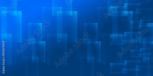 Illustration in the style of geometric-shaped patterns with blue gradient for online work and presentations	