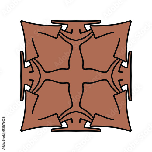 Traditional Geometric Decorative Tile