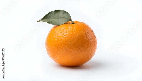 Whole Orange with Leaf on White
Fresh Orange Fruit with Green Leaf Isolated on White
Ripe Orange with Leaf on Clean White Surface