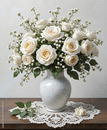 Porcelain & Lace Cascade