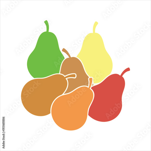 Art & Illustration of a pear