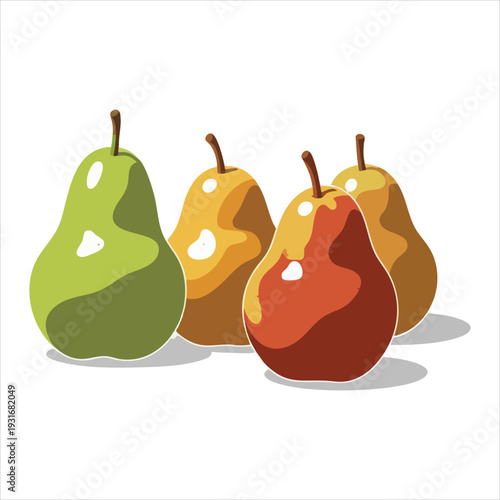 Art & Illustration of a pear