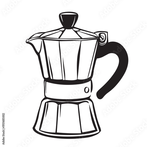 coffee maker with cup