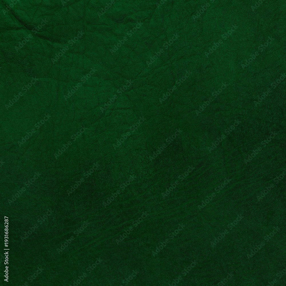 Fototapeta premium Beautiful green background with leather texture