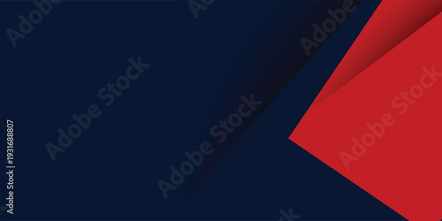 abstract 3d dark blue background with a combination of luminous red overlap layers background