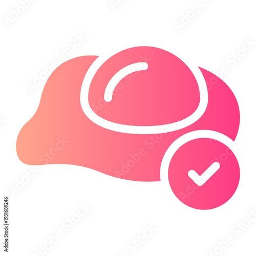 fried egg gradient icon