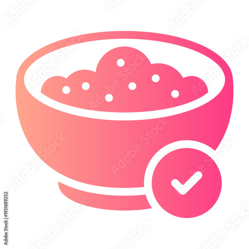 fried rice gradient icon