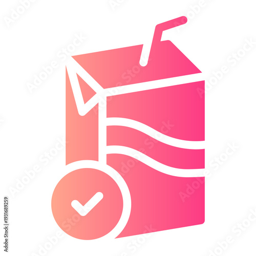 milk gradient icon