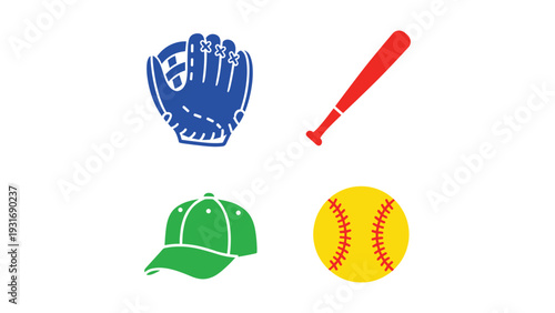 Essential items for a classic baseball game setup