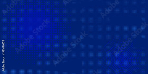 Blue Tech Finance Fintech Background Abstract Pixel Pattern. Abstract Business Tech Science Vector Backdrop.