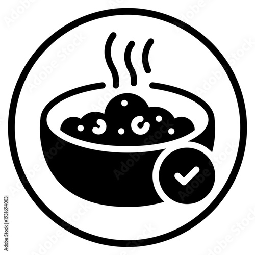 porridge glyph icon