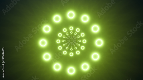 Hypnotic Circles of Light: A mesmerizing journey through glowing rings.
Futuristic journey through a glowing neon light tunnel animation.
Abstract digital tunnel with glowing particles