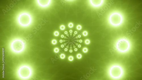 Hypnotic Circles of Light: A mesmerizing journey through glowing rings.
Futuristic journey through a glowing neon light tunnel animation.
Abstract digital tunnel with glowing particles