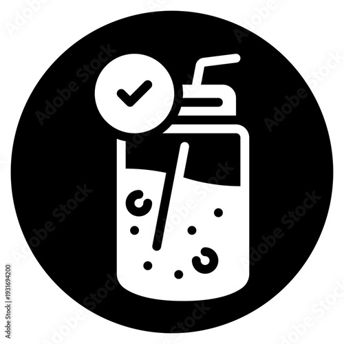 smoothie glyph icon