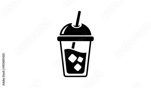 Iced Coffee / Plastic Cup Icon