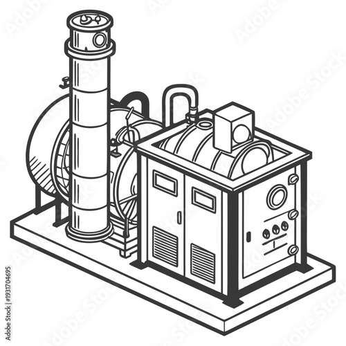 Industrial hydrogen generator unit machine equipment