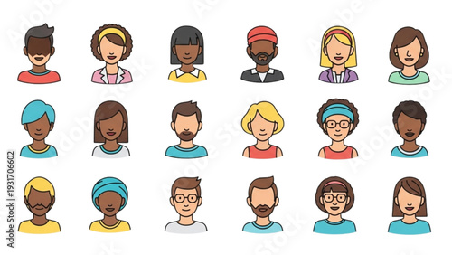 Diverse group of people with different ages and ethnicities