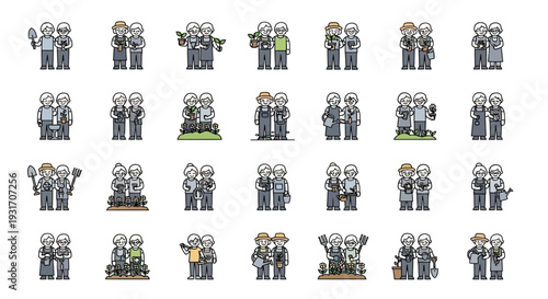 Collection of Lego Minifigures in Various Outfits and Accessories.