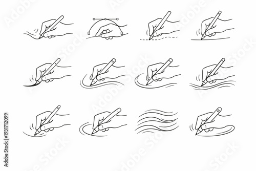 Unhurried natural vector pace stream drafting image calm simple generation quiet icon