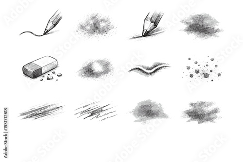 Tonal simple vector skip burnish icon generation effect streak shine smudge edge