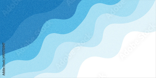 Sea waves layered vector background illustration and sea beach vector illustration.