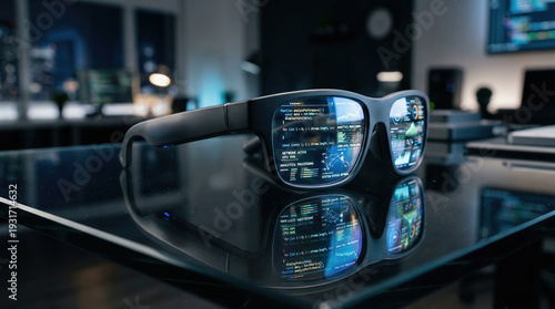 Smart glasses with transpar...