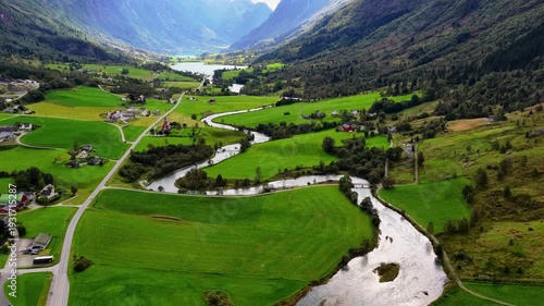 Olden Oldelva Laukifossen Norway 
