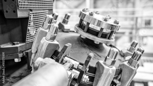 Wallpaper Mural Machinery for the recovery of precious minerals. Chemical plant interior Torontodigital.ca