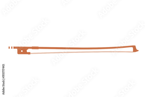 The Maestro's Touch: A close-up shot of a violin bow, perfectly crafted for musical expression, evokes a sense of artistry and precision. 