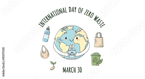 International Day of Zero Waste Illustration 1.