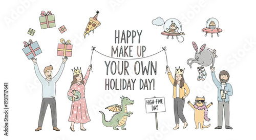 People Creating Unique Holiday Celebrations Together.