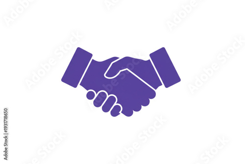 Handshake Icon: Symbolizing partnership, agreement, and cooperation, this simple yet powerful image represents the essence of successful collaboration and deal-making.
