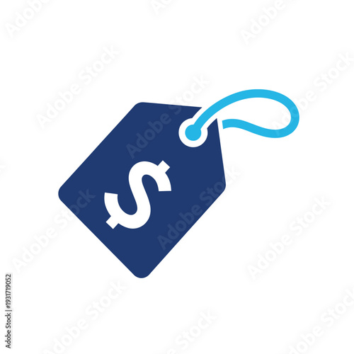 price tag icon logo,  flat vector design for sale, discount, and promotion graphics