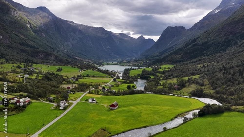 Olden Oldelva Laukifossen Norway 