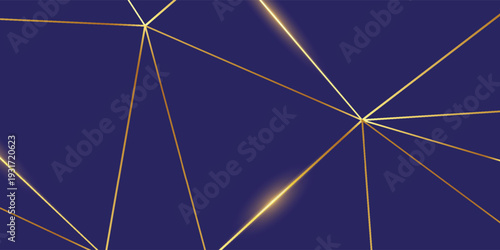 Blue geometric abstract transparent background layers overlapping on light space with line gold effect decoration modern layer. Eps10
