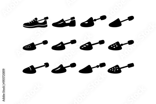 Tree insert vector generation filled breathable silhouette image icon everyday care simple