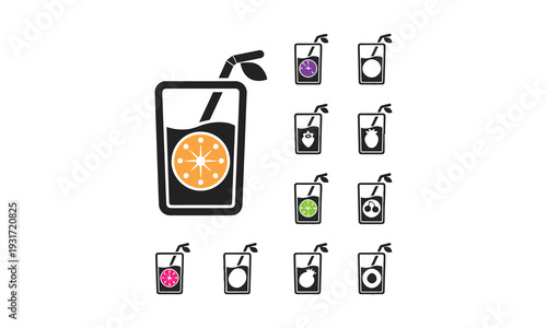 vector illustration of a gas pump