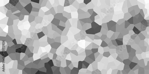 abstract mosaic polygonal and tiles wallpaper background & white broken quartz-stained glass & seamless pattern vintage background. Ligh gray and white Broken Stained-Glass Background taxer.