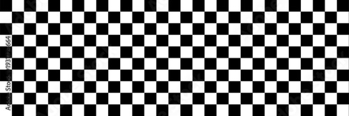 Black and white checkered pattern, Checkerboard seamless pattern