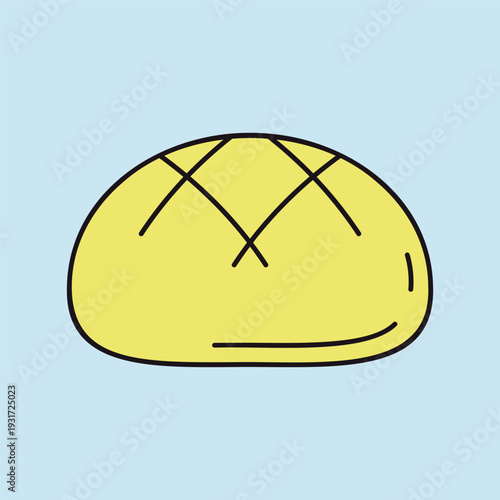 Round Boule Bread Loaf Icon