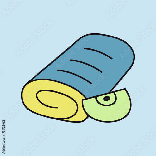 Classic Apple Strudel Pastry Icon