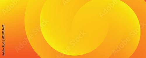 Abstract orange background with circles. Vector illustration