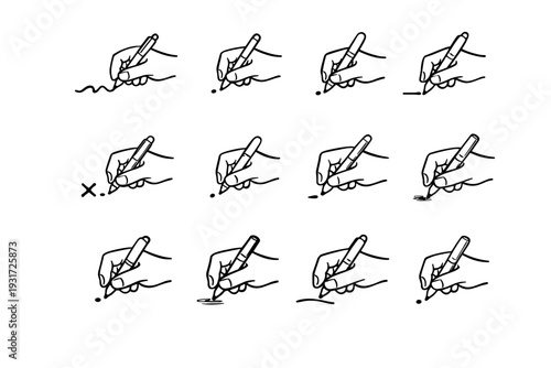 Vector icon imprint drafting steady simple dot image mindful generation touch marking