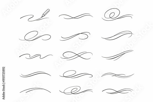 Light path icon flowing line vector simple sweep organic serene generation image