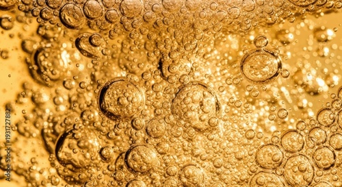 Golden Bubbles Macro