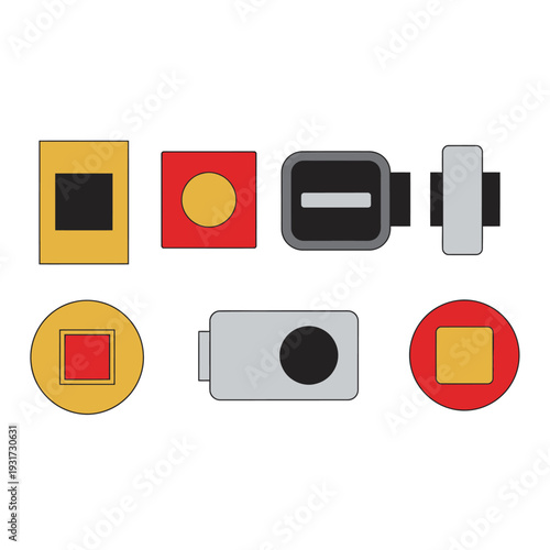 Set of Nautical Signal Flags, International Maritime Code, Communication Symbols